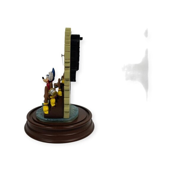 Disney Fantasia Sorcerer Mickey Mouse Domed Clock With Figurine & Castle Design - Picture 11 of 11